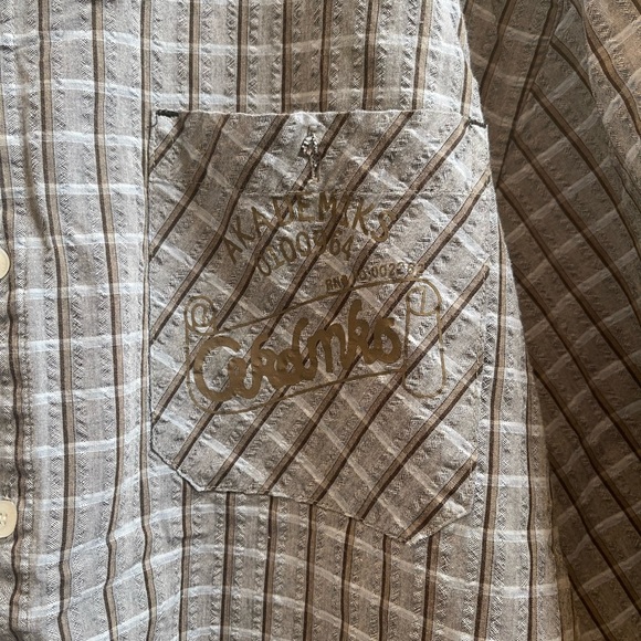 Akademiks Striped Button Down Shirt - Picture 2 of 12